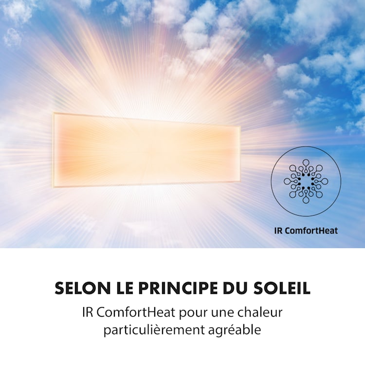 Wonderwall Smart infrarood verwarming 30x100cm 300W weektimer IP24 wit 300 W
