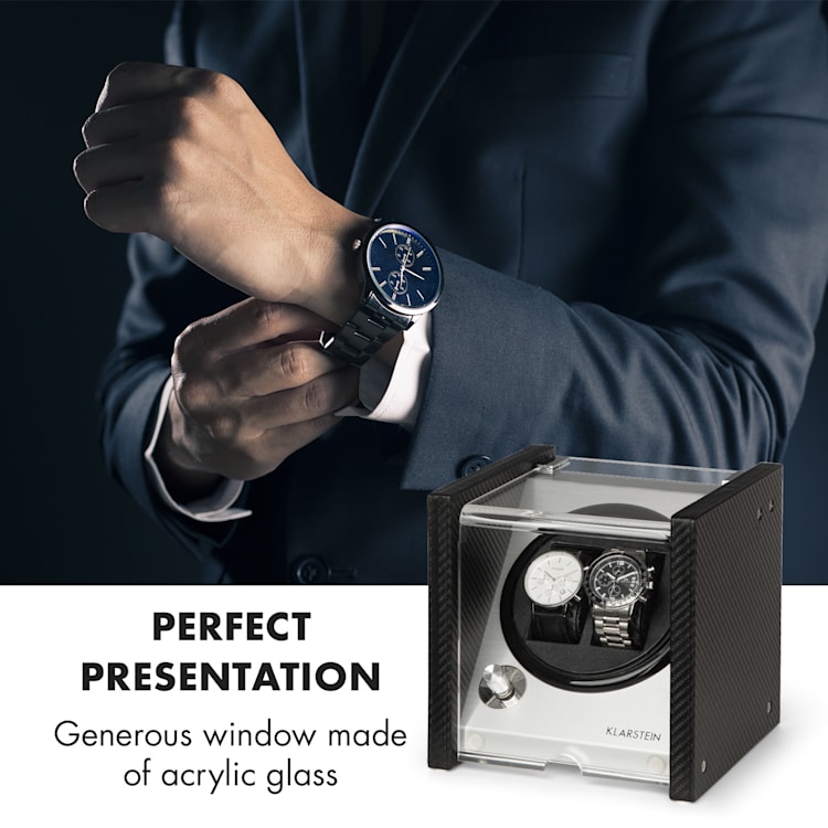 Tokyo 2, forgó óraállvány, 2 óra, 3 sebesség, 4 üzemmód, fekete 2 watches
