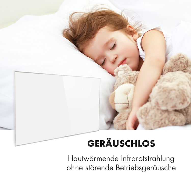Wonderwall Smart Infrarotheizung 80x120cm App-Steuerung 960W Wochentimer IP24 960 W