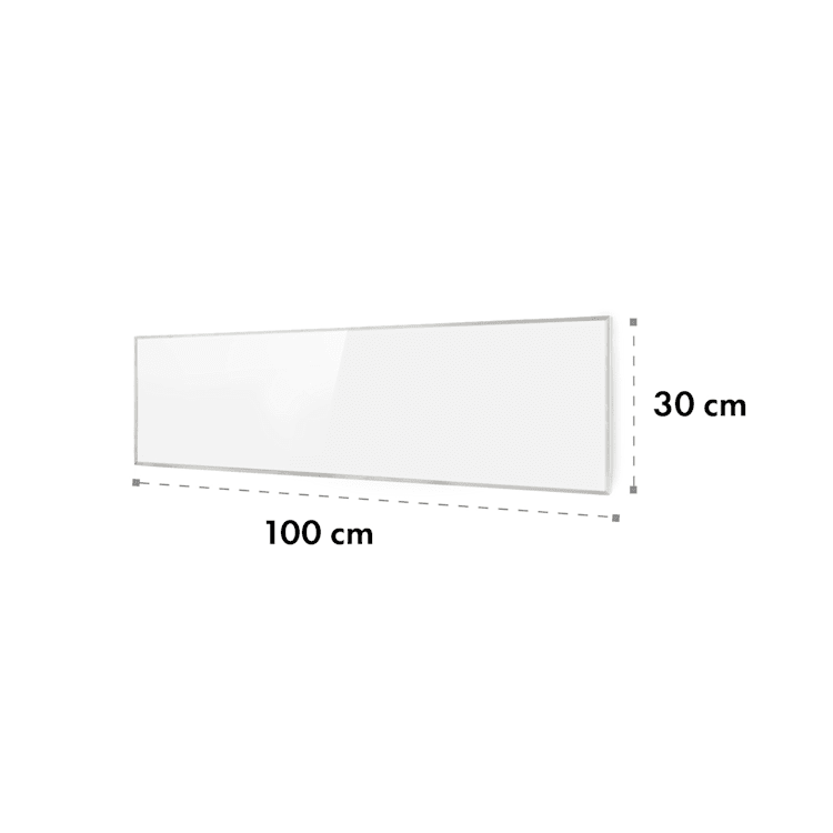 Wonderwall 30, infracrvena grijalica, 30 x 100 cm, 300 W, tjedni timer, IP24, bijela 30 x 100 cm