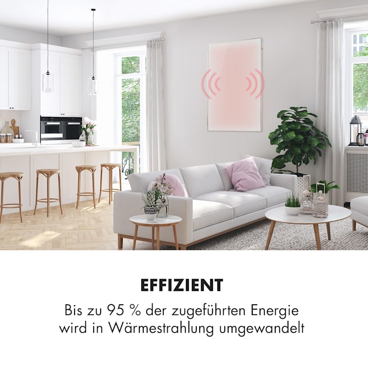 Wonderwall 96 Infrarotheizung 120x80cm 960W Timer IP24 960 W