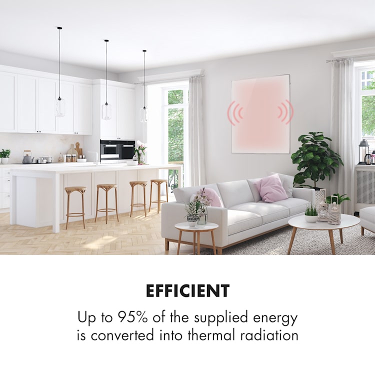 Wonderwall 120 infracrvena grijalica 120 x 100 cm 1200W tajmer IP24 1200 W