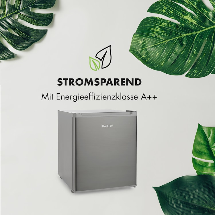 Snoopy Eco Mini-Kühlschrank mit Gefrierfach 41 Liter 39dB Grau