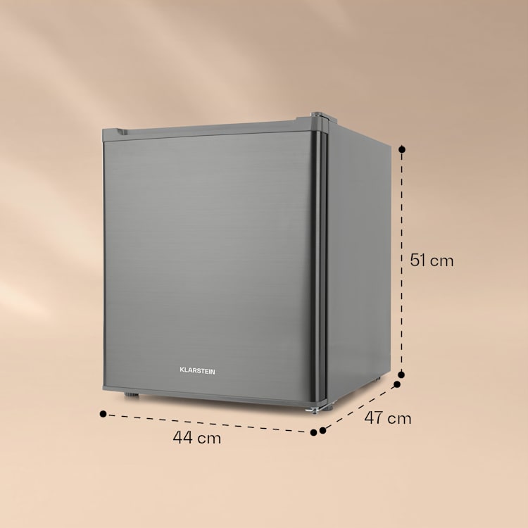 Snoopy Eco Mini-Kühlschrank mit Gefrierfach 41 Liter 39dB Grau