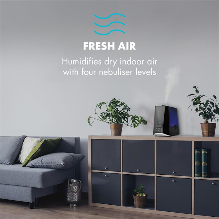 Vapoair Onyx, ovlaživač zraka, LED touchscreen, daljinski upravljač, crni