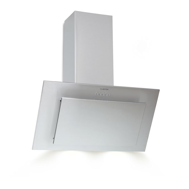 Athena Dunstabzugshaube 60cm Abluft: 350 m³/h LED Edelstahl 60 cm | Silber