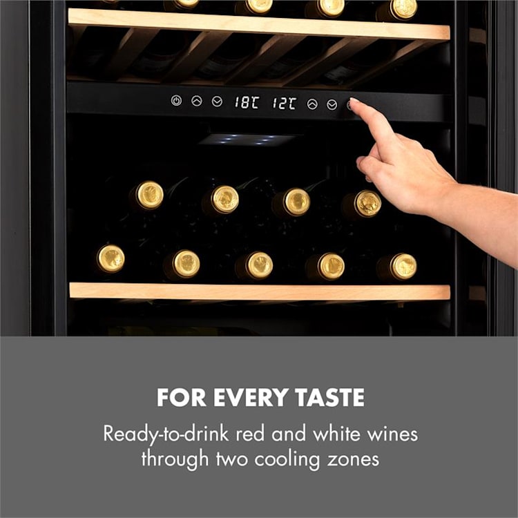 Barossa 34 Duo Weinkühlschrank 34 Flaschen 80 Liter 2 Zonen Touch-Steuerung 34 Flaschen
