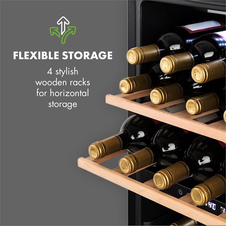 Barossa 34 Duo Weinkühlschrank 34 Flaschen 80 Liter 2 Zonen Touch-Steuerung 34 Flaschen