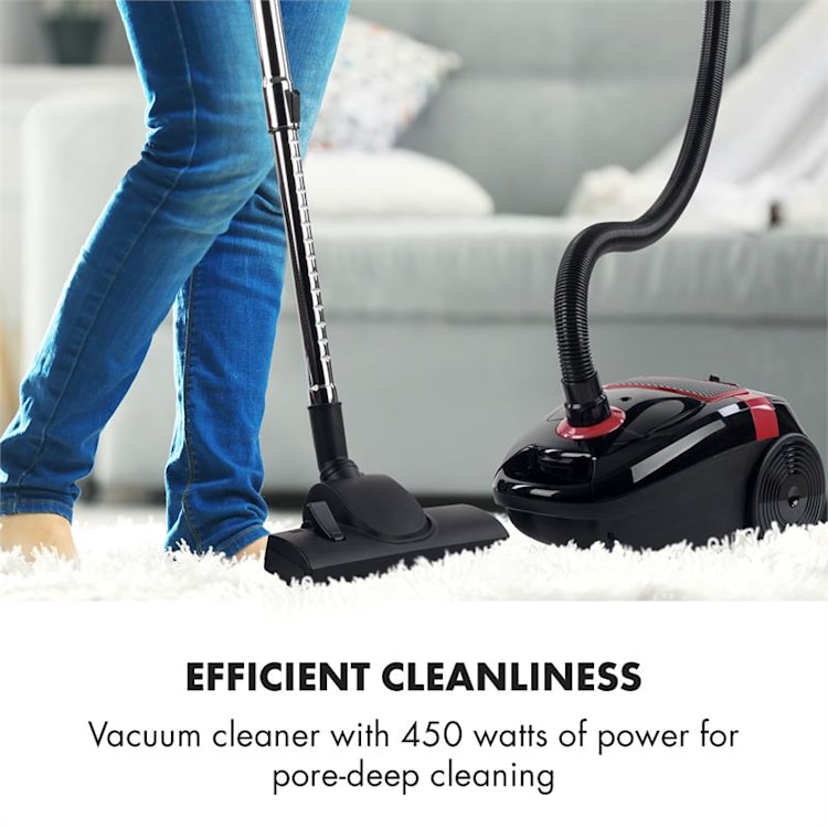 Mister Eco Vacuum Cleaner 450W HEPA13 EEC-A ++ Black / Red Red
