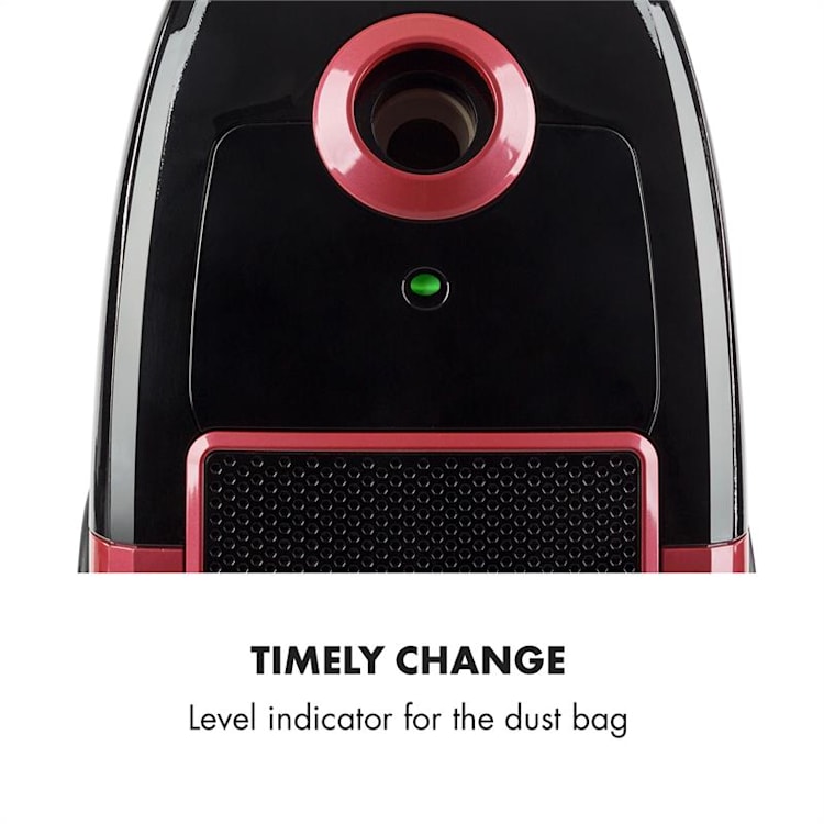 Mister Eco Vacuum Cleaner 450W HEPA13 EEC-A ++ Black / Red Red