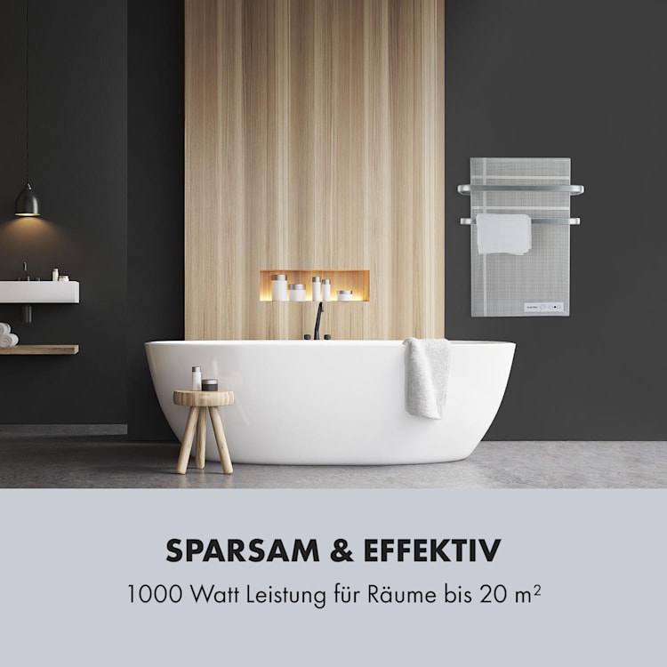 Hot Spot Wave Heizpanel 51x80cm 20m² 1000W stufenlos IP24 Aluminium