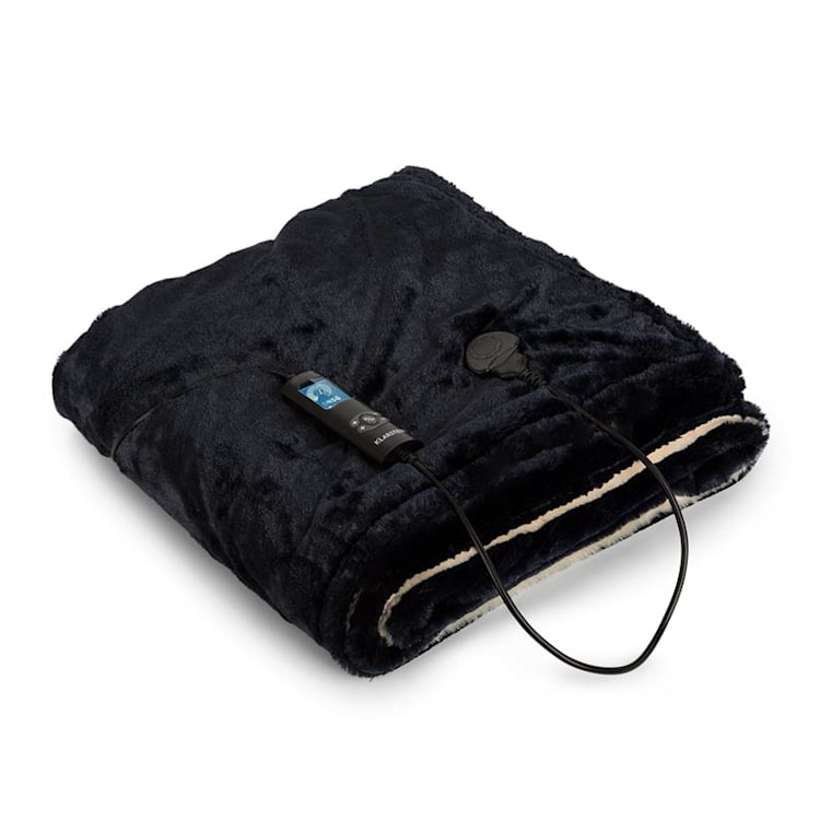 Dr. Watson Manta eléctrica Suave 120 W 180 x 130 cm Felpa Beige/azul Beige