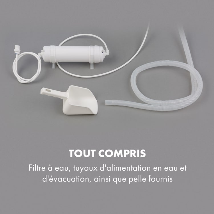 Antarctica Machine à glaçons 15L 26kg/jour compresseur 270W - noir