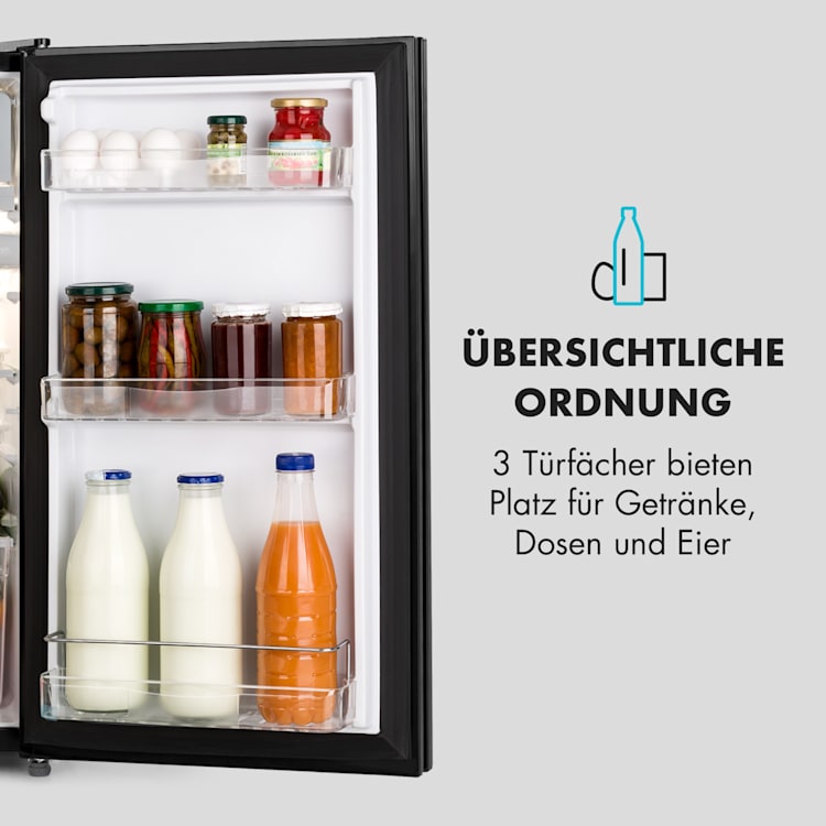 Miro Kühlschrank beschreibbare Front 91l Crisper-Fach 91 Ltr