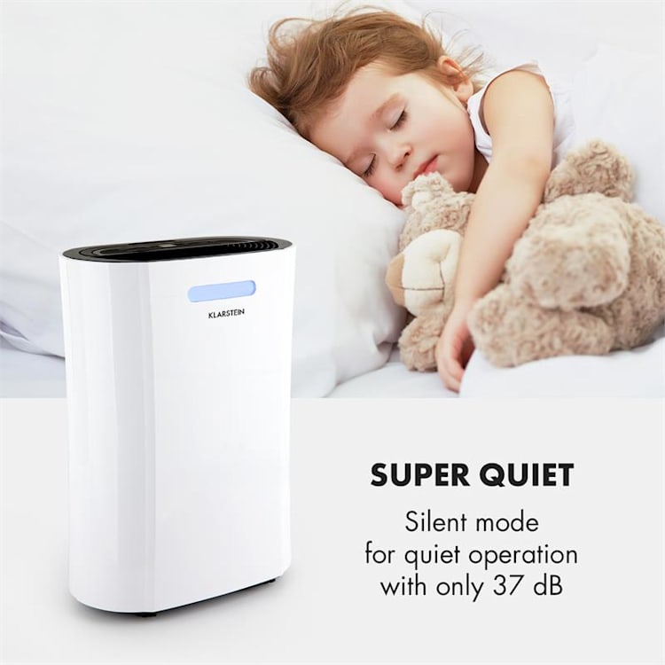 AeroDry 10 ilmankuivain 265 W 10 l/päivä 135 m³/h 25 m² DrySelect 37 dB valkoinen