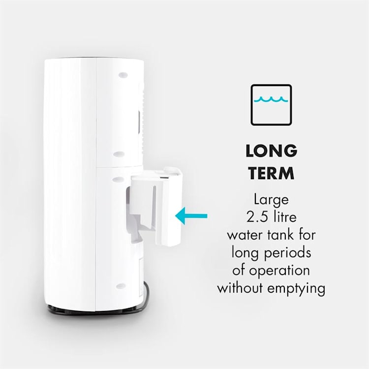 AeroDry 10 ilmankuivain 265 W 10 l/päivä 135 m³/h 25 m² DrySelect 37 dB valkoinen