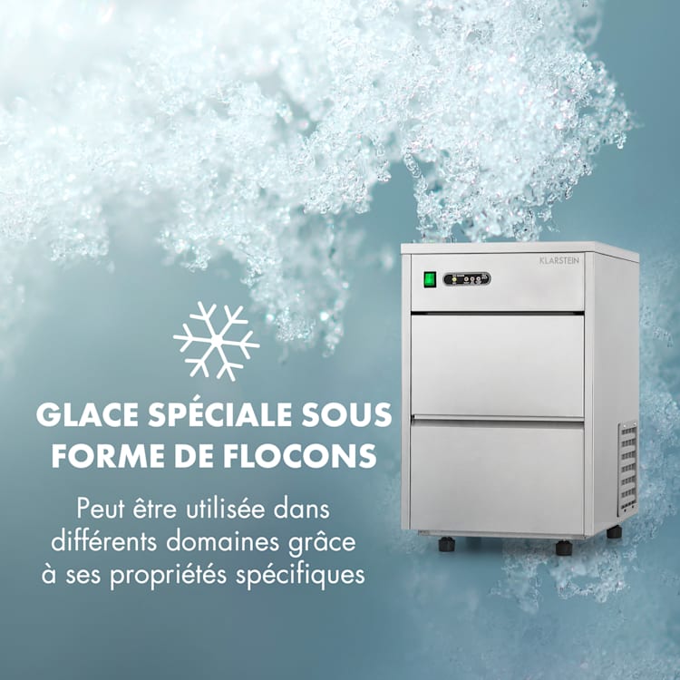 Frostica Machine à glaçons & glace pilée pour pro 20 kg/24 h - inox ar