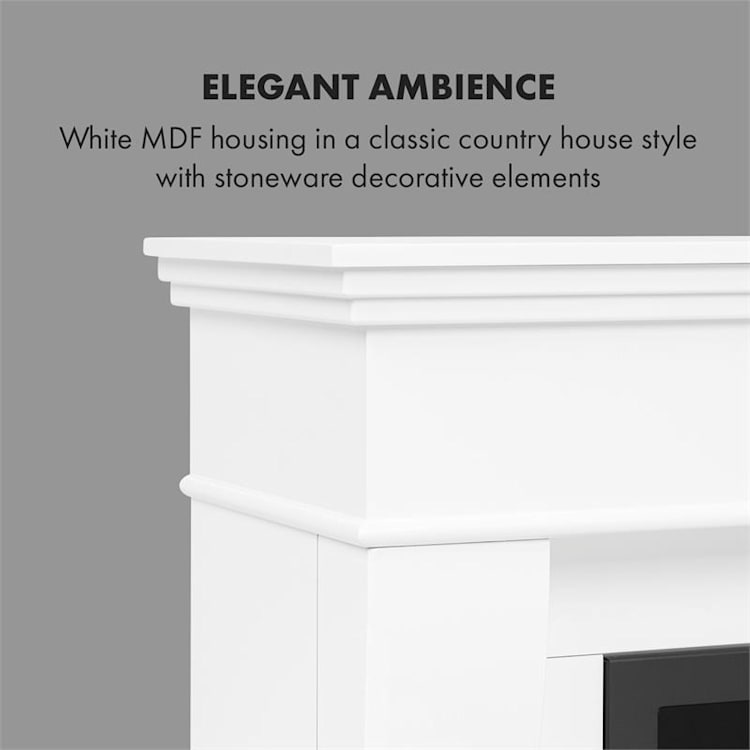 Phantasma Cottage Pillar Camino a Etanolo Bruciatore Inox bianco/nero