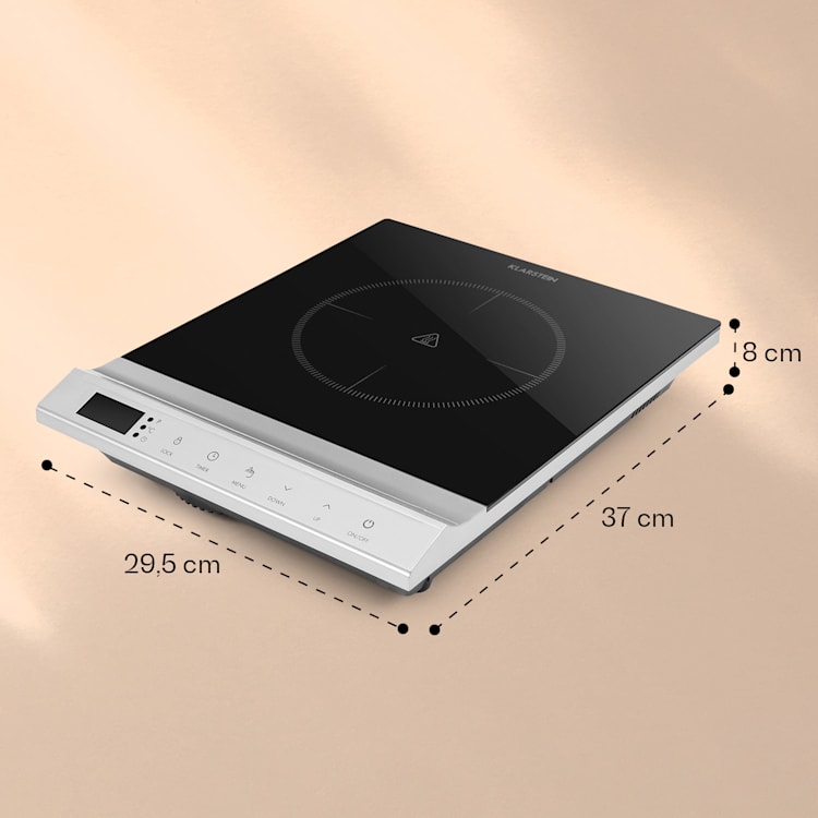 MisterCook Kochplatte Infrarot 2000W 90-650°C Abschalttimer