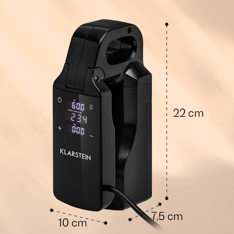 Quickstick Free Sous Vide Stick 0-95 °C LCD touch display black