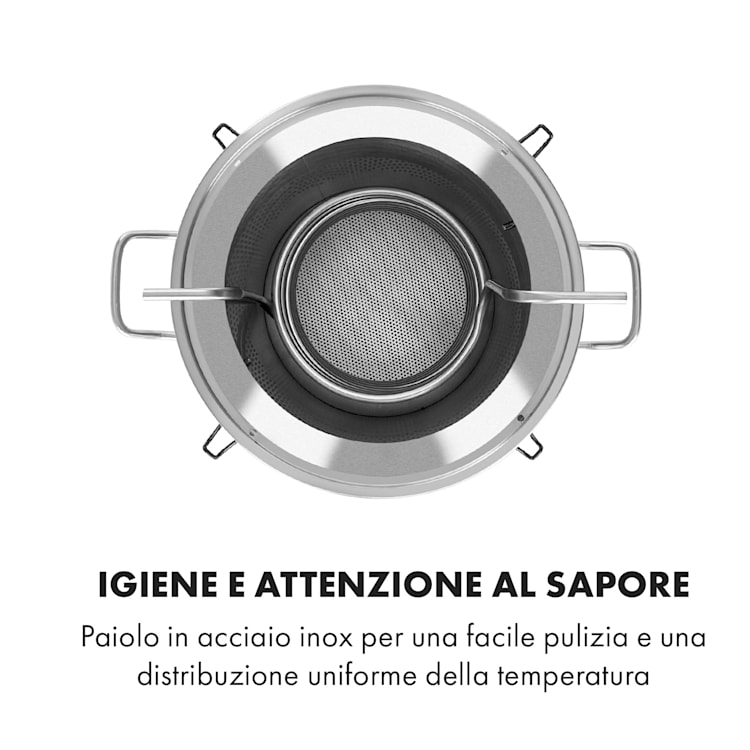 Maischfest paiolo di ammostamento 5 pezzi 1500/3000W 35l LCD acciaio inox 35 Ltr