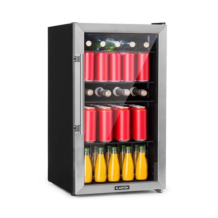 Beersafe 3XL kylskåp 98 l 4 hyllor 7 steg svart