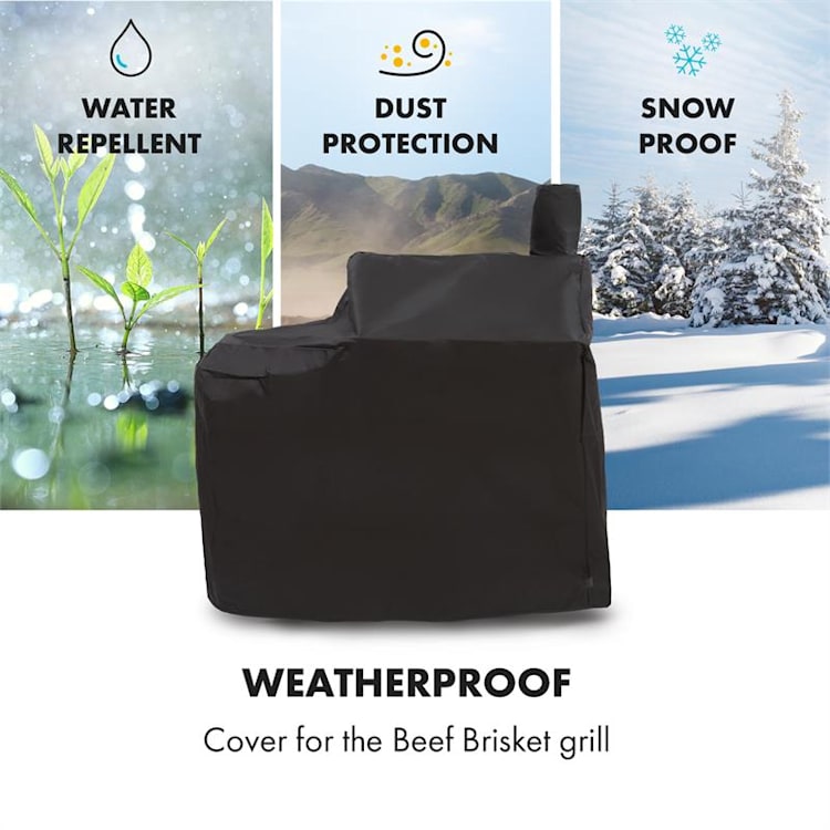 Beef Brisket Wetterschutzhaube Oxford Canvas schwarz