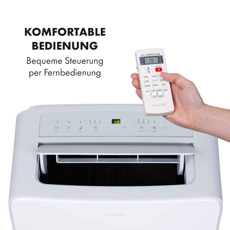Ion Breeze mobile Klimaanlage 9.000 BTU/2,6 kW Luftdurchsatz 410 m³/h 16-32°C weiß