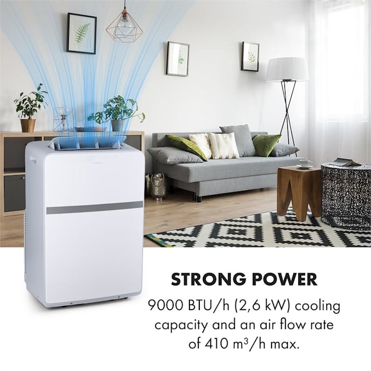 Ion Breeze, mobilná klimatizácia, 9000 BTU/h, 410 m³/h max., 16 - 32 °C, biela