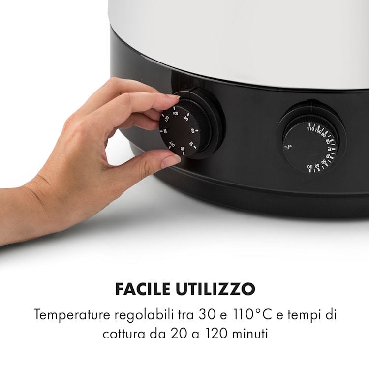KonfiStar 50 Pastorizzatore Distributore Bevande 50L 110°C 120min Inox 50 Ltr