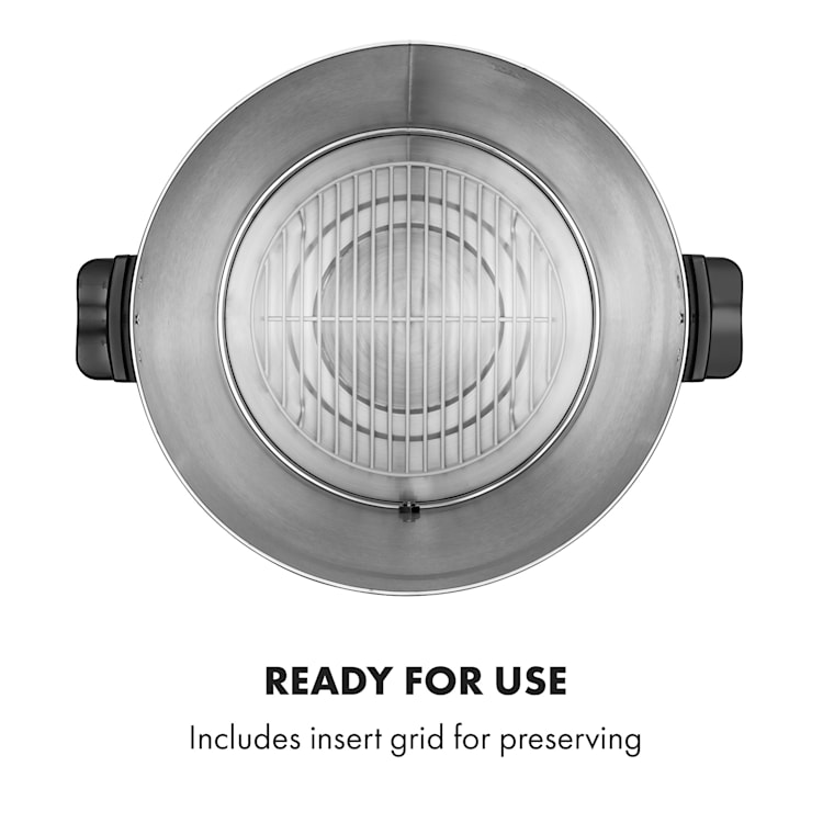 KonfiStar 50, Fierbator și aparat de conservare, distribuitor de băuturi fierbinți, 50 l, 110 ° C, 120 min, oțel inoxidabil 50 Ltr