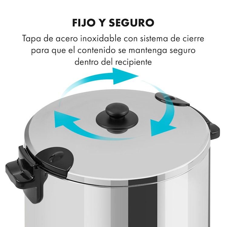 KonfiStar 60 Olla pasteurizadora Dispensador de bebidas 60L 110°C 120min Acero inoxidable 60 L