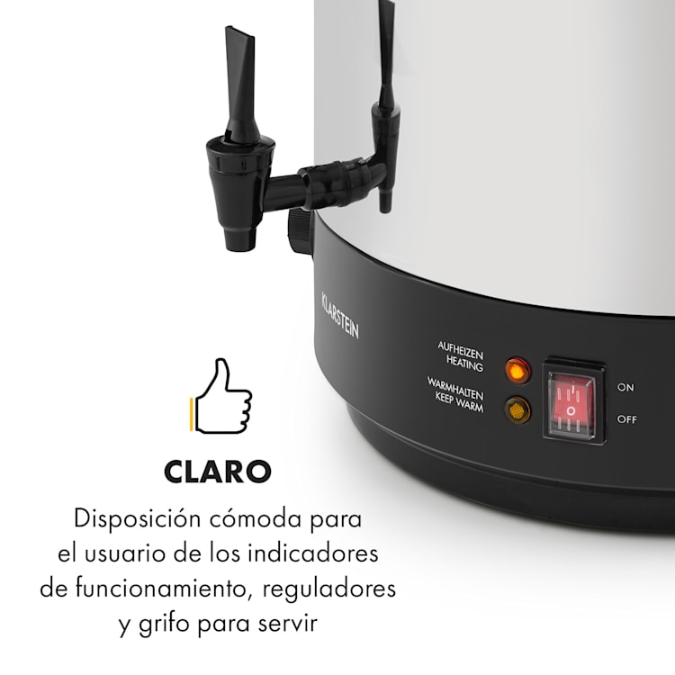 KonfiStar 60 Olla pasteurizadora Dispensador de bebidas 60L 110°C 120min Acero inoxidable 60 L