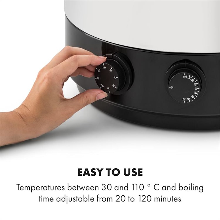 KonfiStar 60 säilöntäautomaatti juoma-annostelija 60 l 110 °C 2500 W 120 min ruostumatonta terästä 60 l