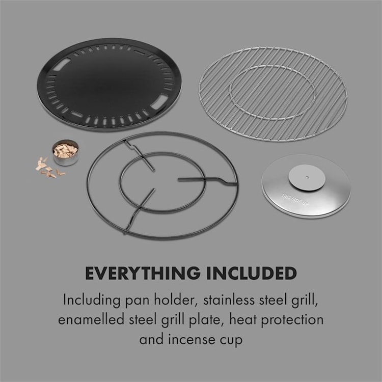 Black Hawk BBQ Gasgrill 4 kW 47 cm Ø 50 - 400 °C SnapJetIginition