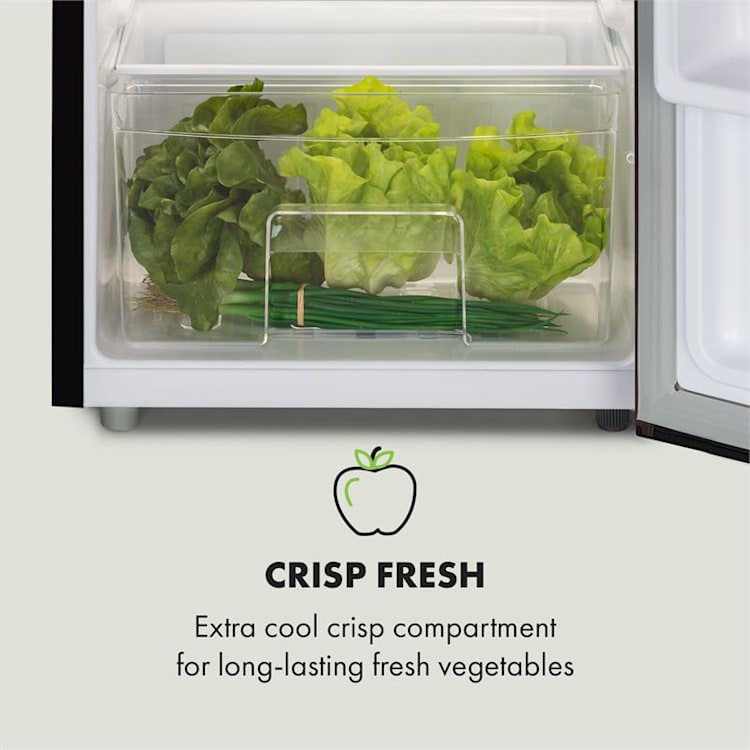 Feldberg Refrigerator A + 90 Litres MirageCool Concept Wood Design Black