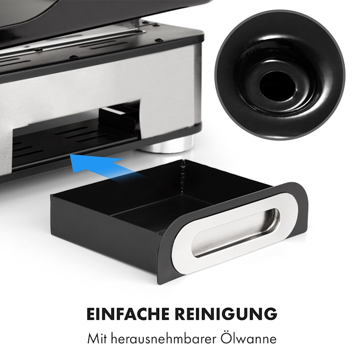 Orfeo Gas-Tischgrill 3,5kW 350°C InstantReady Concept schwarz