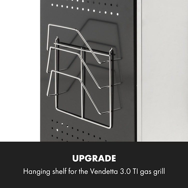 Vendetta 3.0 TI Rack verchromter Stahl einfach anzubringen Zubehör