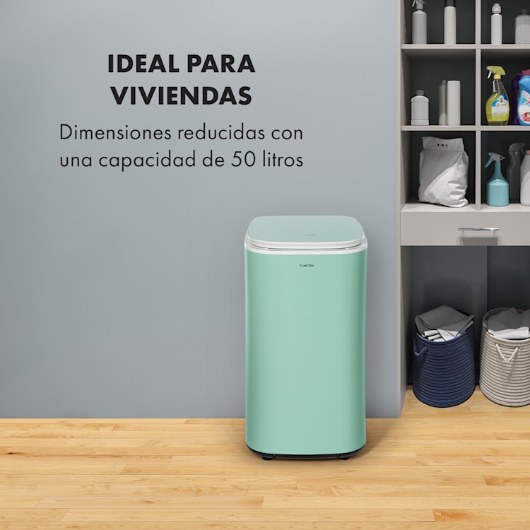 Zap Dry Secadora de ropa 820W 50l Panel de control táctil Pantalla led Verde Verde