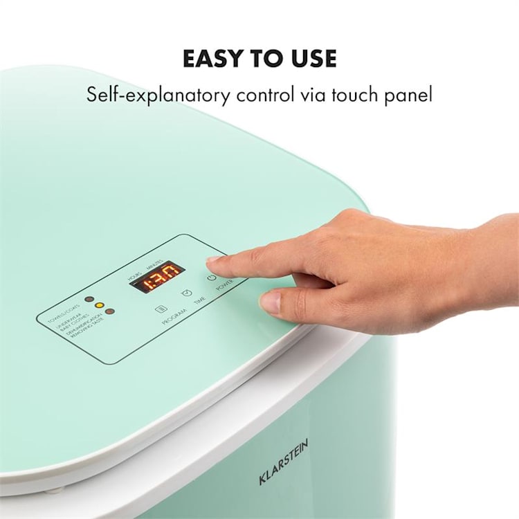 Zap Dry sušička prádla, 820 W, 50l, dotykový ovládací panel, LED display, zelená Zelená