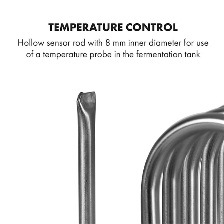 Gärkeller jäähdytyskansi uppojäähdytin 1/2" sensorisauva ruostumatonta 304-terästä