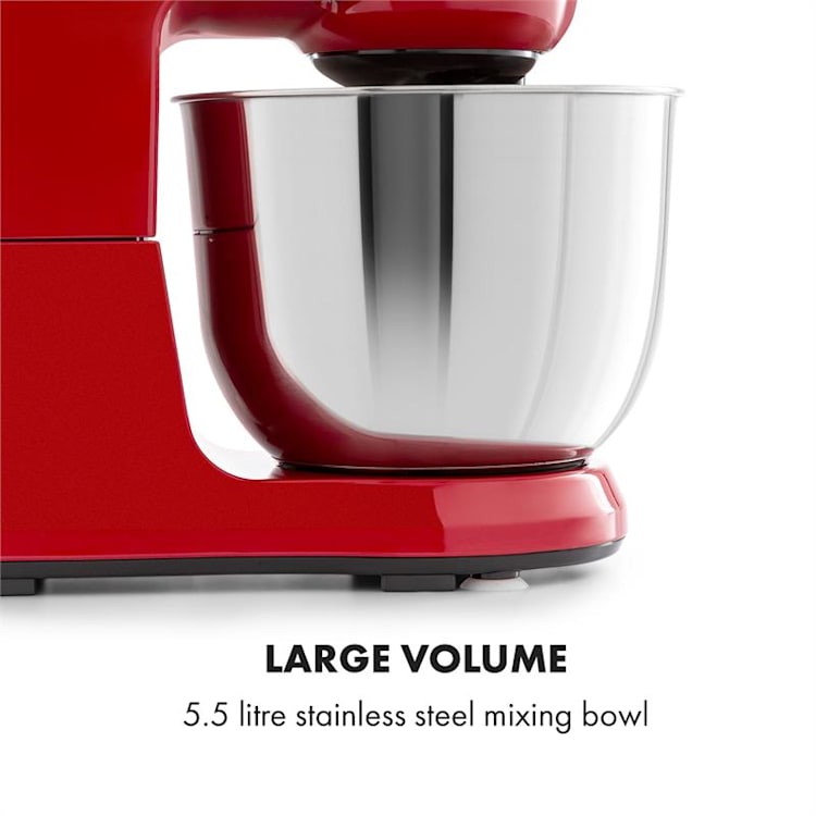 Bella Robusta Metal, kuhinjski aparat, 1200 W, 6 razina snage, 5,5 L, crveni Crvena