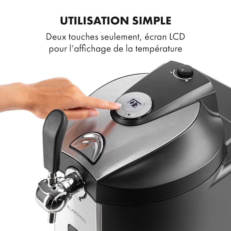 Beerkules Tireuse à bière fûts 5L- Refroidissement par compresseur - 1