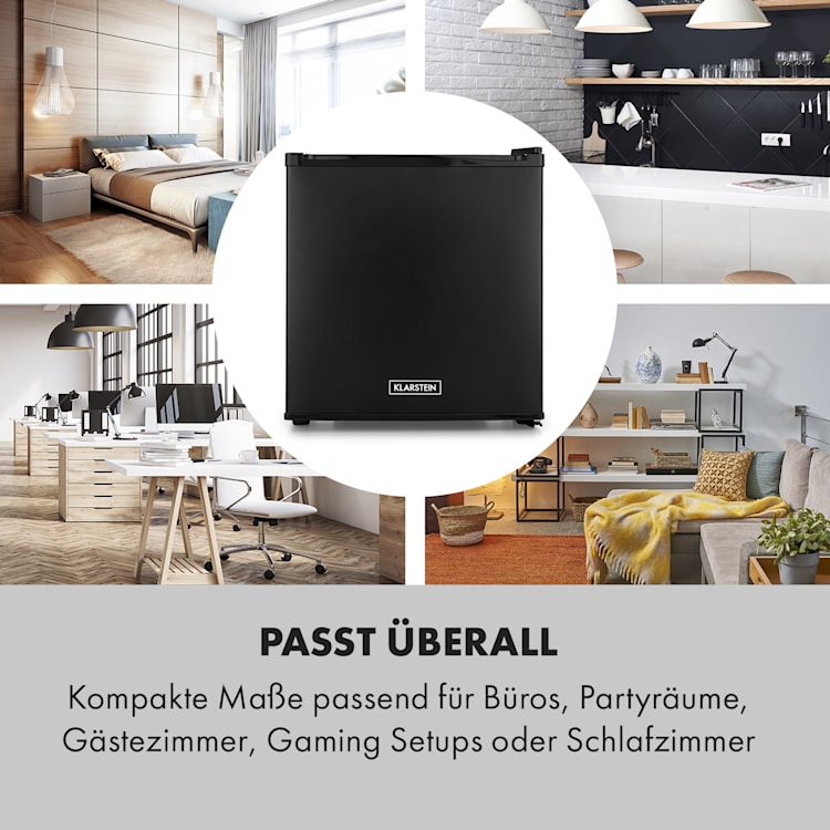 Secret Cool Mini-Kühlschrank Mini-Bar 13l 22dB 2 Etagen Schwarz