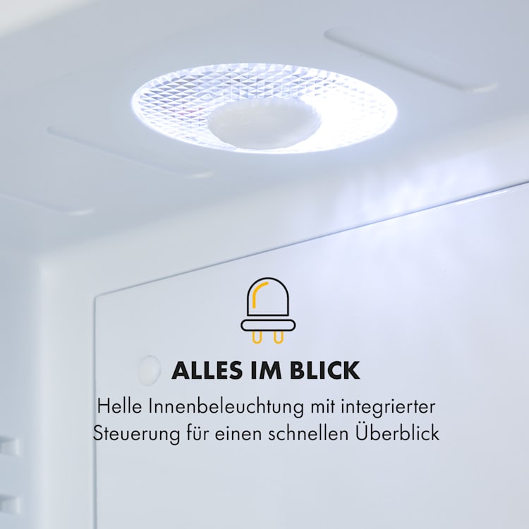 Secret Cool Mini-Kühlschrank Mini-Bar 13l 22dB 2 Etagen Weiß