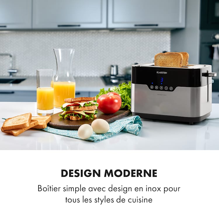 Arabica toaster 920 Watt leddisplay touchpaneel rvs