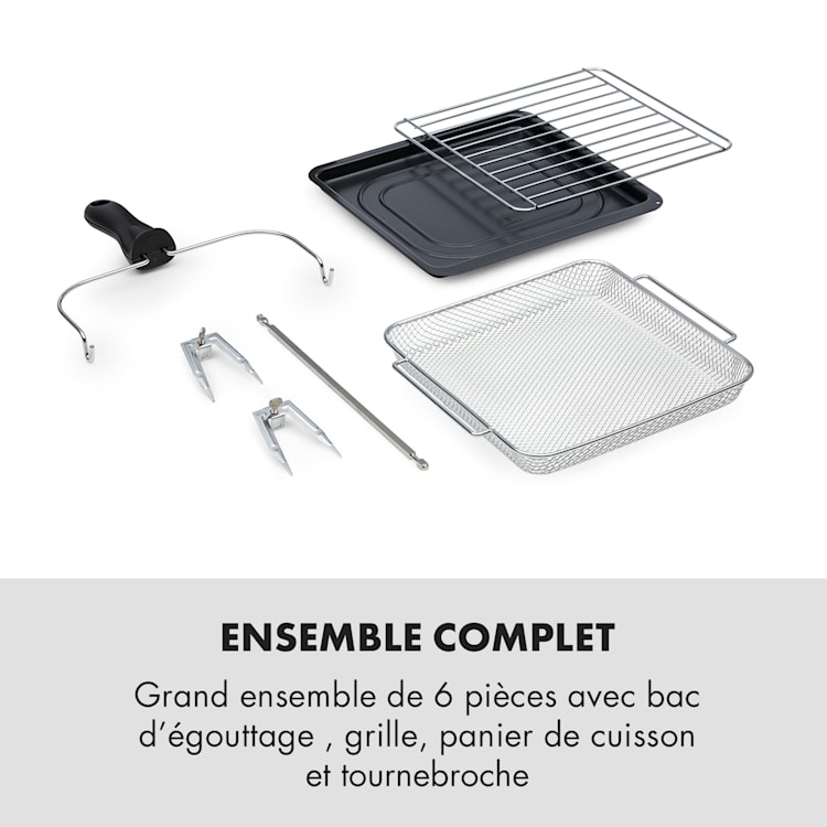 AeroVital Cube Friteuse à air chaud 12L 1600W 16 programmes - Blanc Blanc
