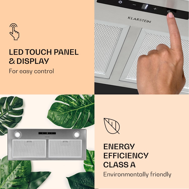Paolo Cooker Hood Built-in 72 cm EEC: A 593 m³/h 72 cm | Silver