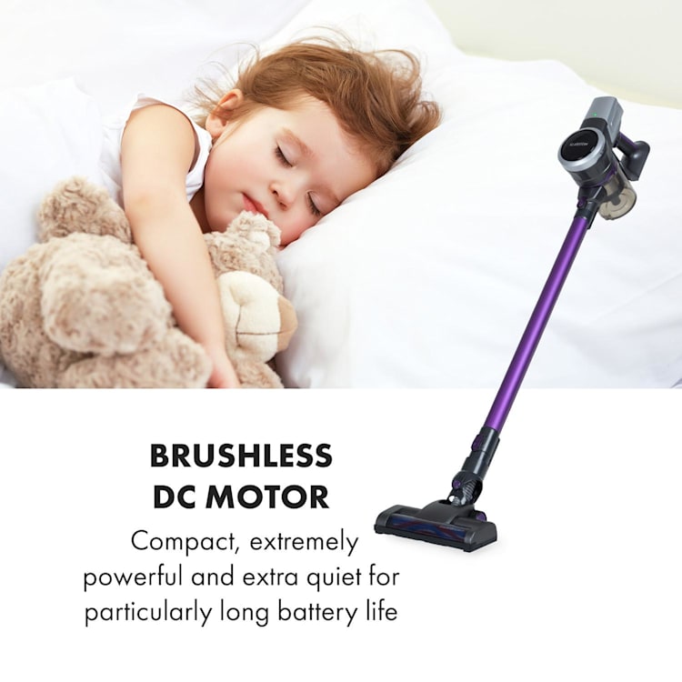 Clean Butler 4G Silent batteri-dammsugare 16 kPa 0,8l HEPA10 svart Antracit / Silver