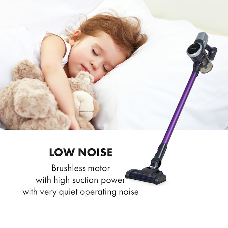 Clean Butler 4G Silent batteri-dammsugare 16 kPa 0,8l HEPA10 lila Antracit / Violett